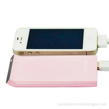 2014 High Quality External Portable Ultra-thin Mobile Power Bank with 4 LED Light